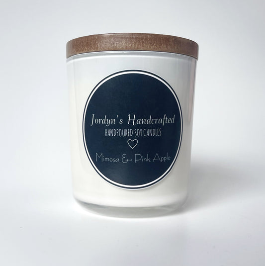 Signature Soy Candle Mimosa Pink Apple