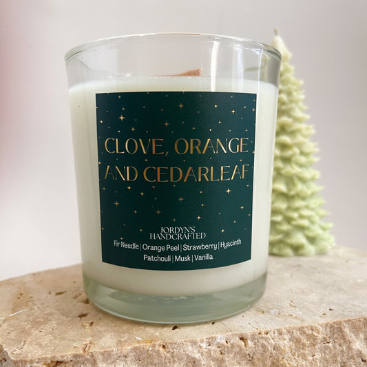 Christmas Edition - Clove Orange & Cederleaf Soy Candle